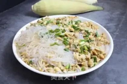 Make Fans steamed clam meat step 4