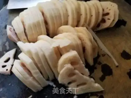 Make Crab-flavored beans step 1