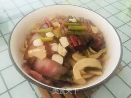 Make The meat radish drys step 9