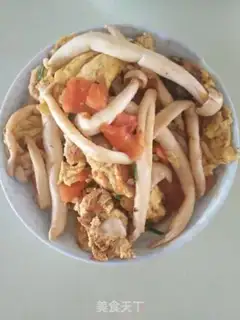 Make Tomato eggs with white mushrooms step 13