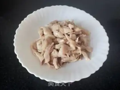 Make Lemon hand tore a chicken leg step 3