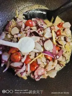 Make octopus onions step 3