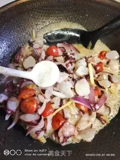 Make octopus onions step 4