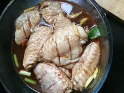 Make Potato chicken wings step 6