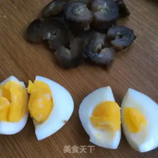 Make Vegetable salad at sea cucumber step 5
