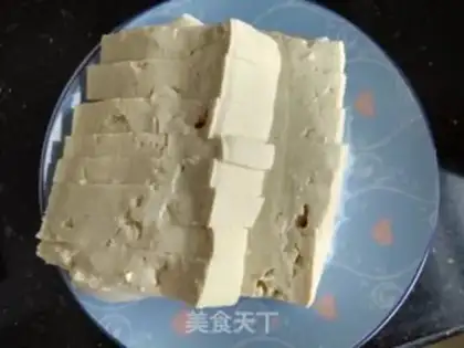 Make Fishtail tofu step 1