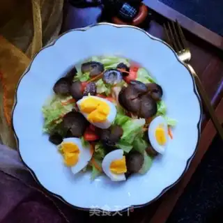 Make Vegetable salad at sea cucumber step 8