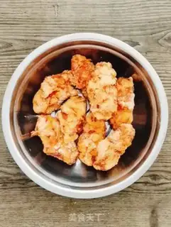 Make Honey fried chicken step 5