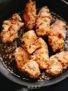 Make Honey fried chicken step 7