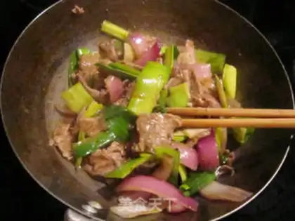 Make Mongol beef step 7