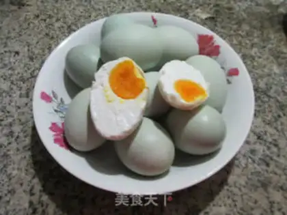Make Homemade duck eggs step 9