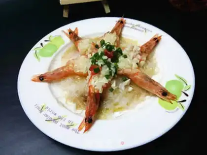 Make Garlic fan to shrimp step 10