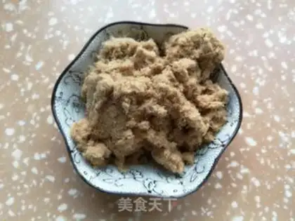 Make Meat pine buns, urmy rice step 2
