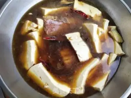 Make Fishtail tofu step 11