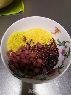 Make Ice cold, black rice step 0