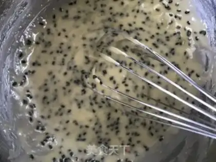 Make Black sesame pretzels step 7
