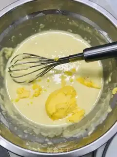 Make The durian cake step 2