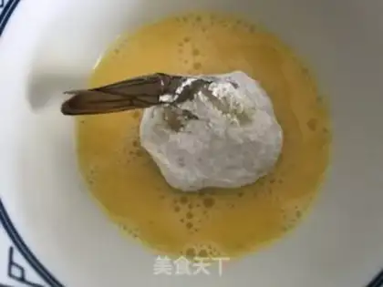 Make Gold phoenix shrimp ball step 9