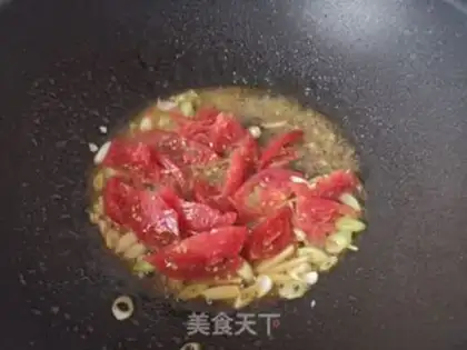 Make Soup with eggplant juice and guacamole step 3