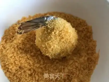 Make Gold phoenix shrimp ball step 10