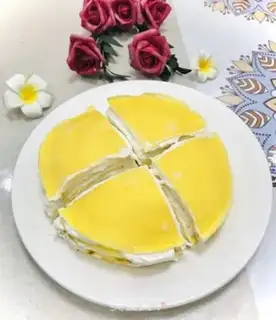 Make The durian cake step 13