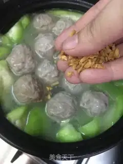 Make Smelt beefball soup step 5