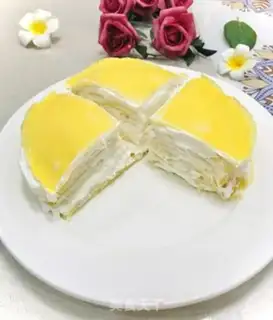 Make The durian cake step 14