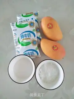 Make Milk mango jelly step 0