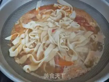 Make Tomato hot noodles step 5