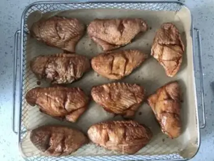 Make Roasted chicken wings without a drop of oil step 9