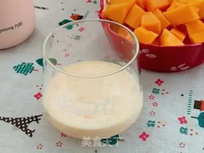 Make A papaya yogurt cup step 3
