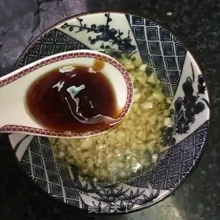 Make Garlic fan ink fish step 3