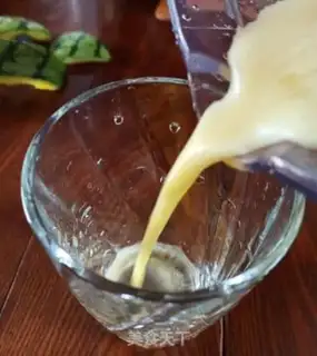 Make Ice melon bubbles step 3