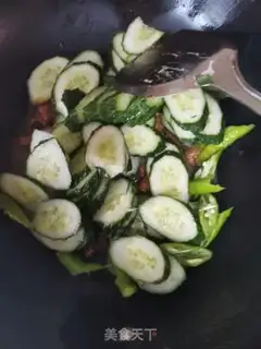 Make cucumber meat step 5