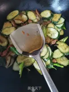 Make cucumber meat step 6