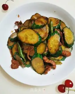 Make cucumber meat step 9