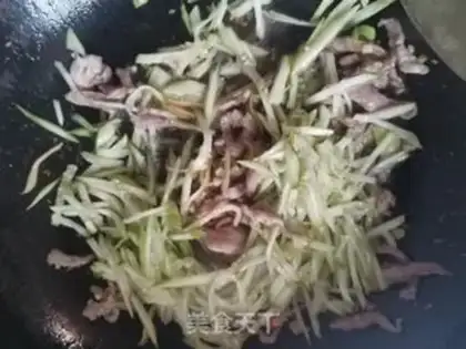 Make cucumber pasta step 3