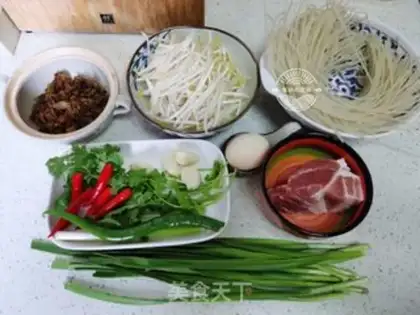 Make Spicy rice line step 0