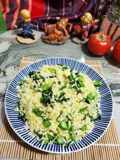 Make Mustard egg fried rice step 8