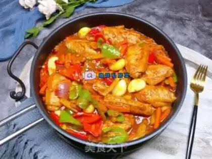 Make Three-juice chicken wings pan step 12