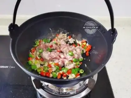 Make Spicy rice line step 8