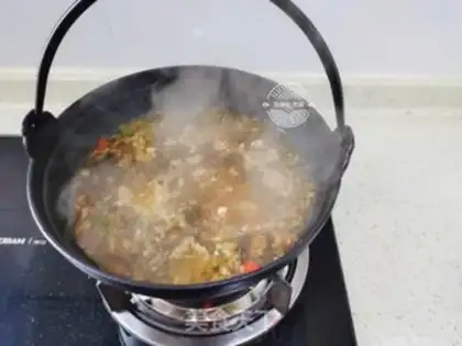 Make Spicy rice line step 11