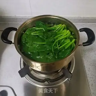 Make Sesame spinach step 2