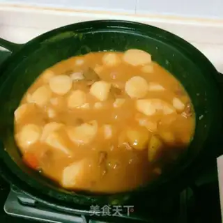 Make curry beef and potatoes step 10