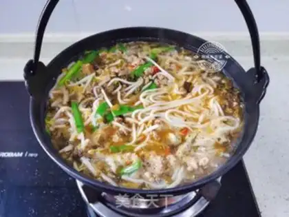 Make Spicy rice line step 13
