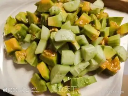Make Apple melon egg salad step 5