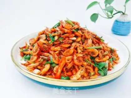 Make Spicy shrimp step 0