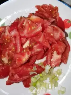 Make Tomato, cabbage step 0