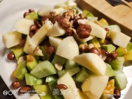 Make Apple melon egg salad step 7