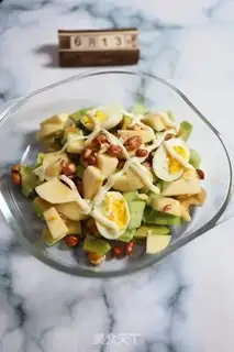 Make Apple melon egg salad step 8